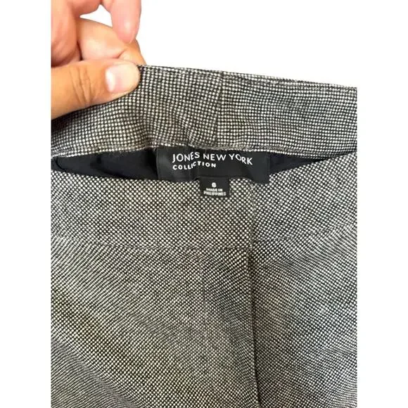 Jones New York Collection Women’s Wool Blend Dress Pants 6 Gray Work Career - Picture 4 of 4
